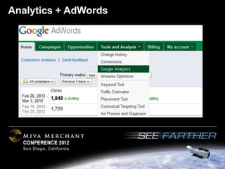 Analytics + AdWords
 