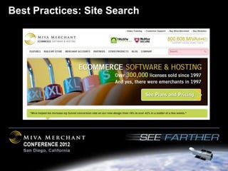 Best Practices: Site Search
 