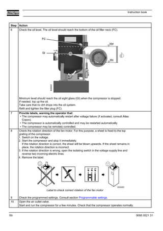 Two Direction Compressor Label instruction manual for compressor . document related compressor atlas ...