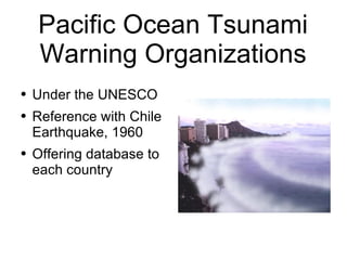 Pacific ocean tsunami
