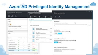 21
Azure AD Privileged Identity Management
 