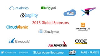 3
2015 Global Sponsors
 