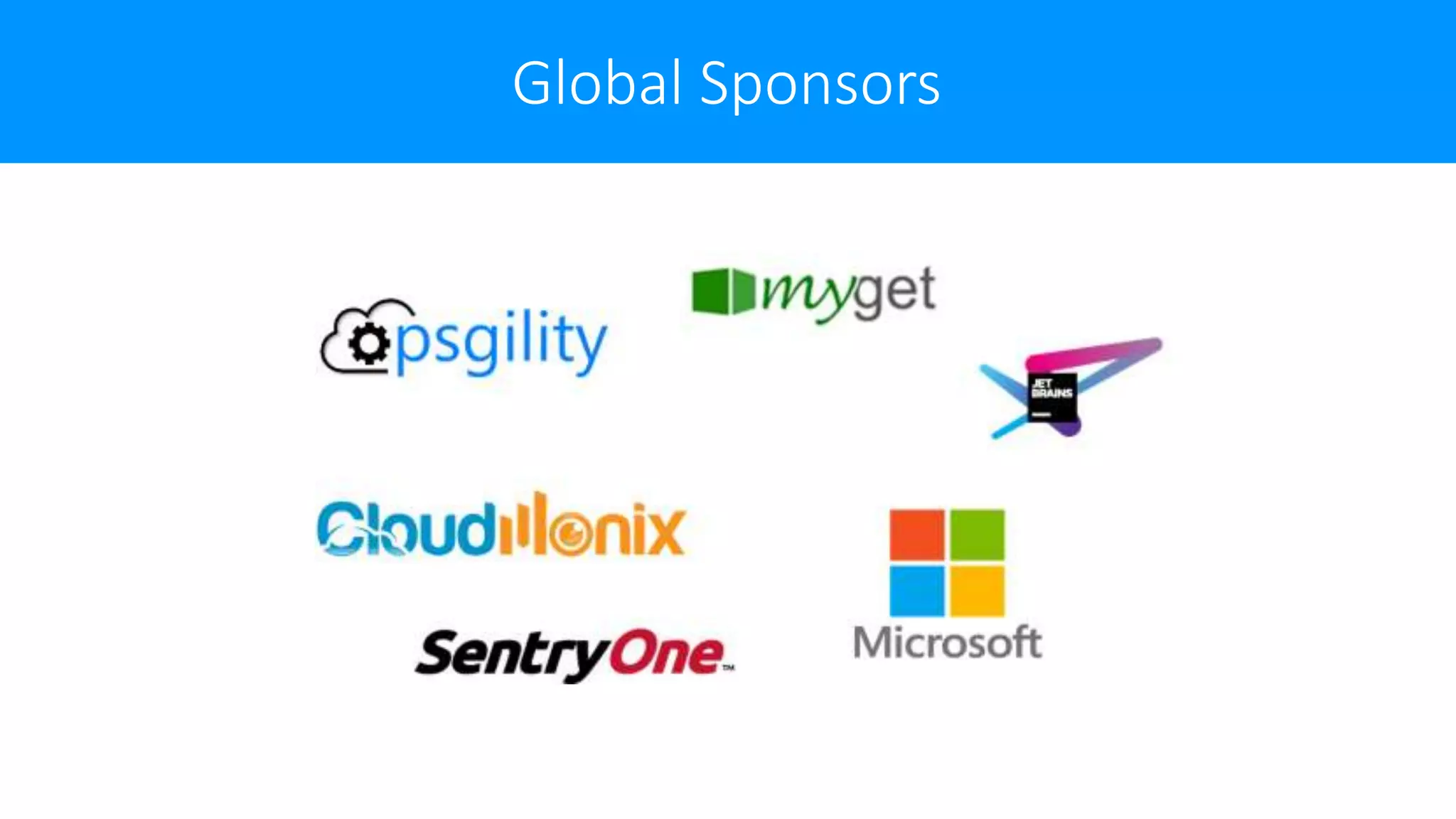 Global Sponsors
 