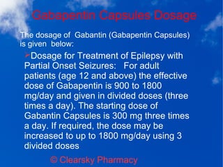 gabapentin in seizures