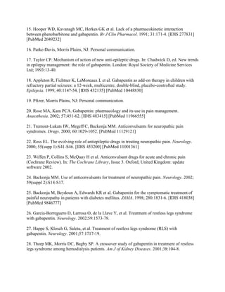 gabapentin mechanism of action in epilepsy