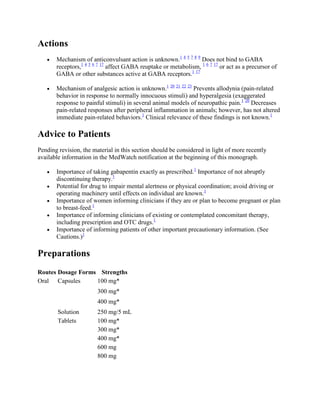 gabapentin class pregnancy