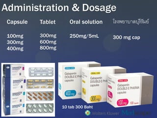 cap gabapentin dose