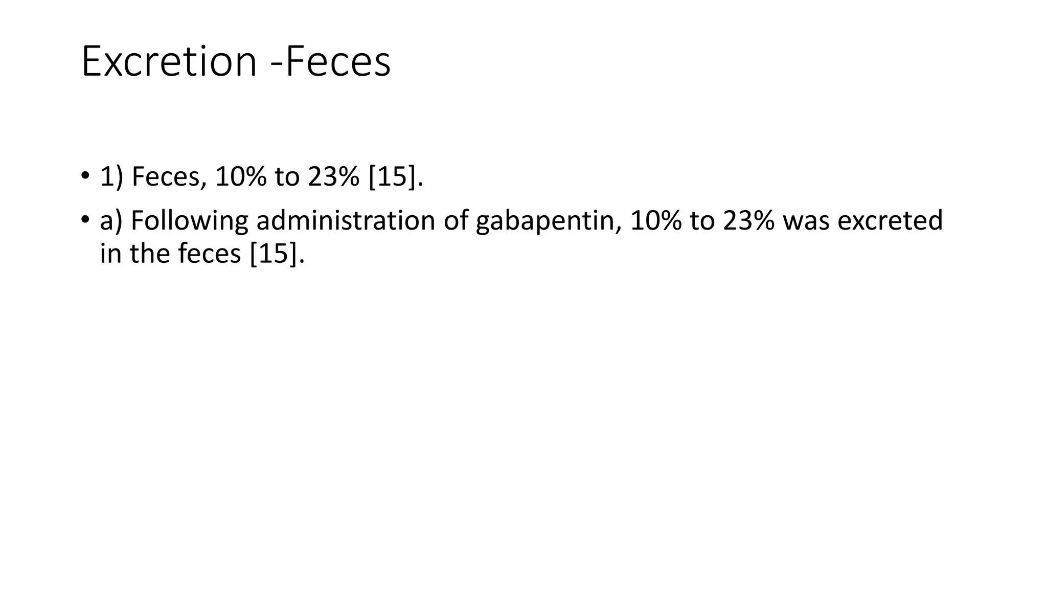 gabapentin kinetics