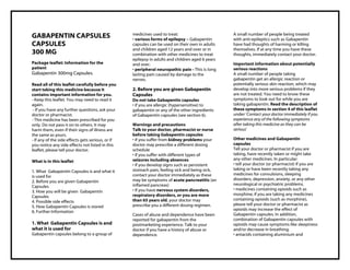 recent warnings on gabapentin