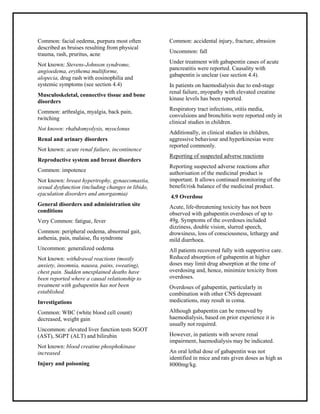 gabapentin for twitching