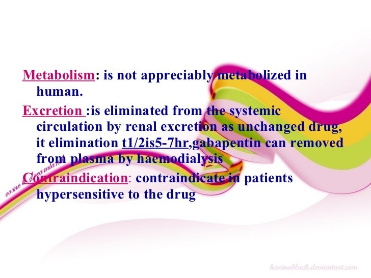 gabapentin in humans
