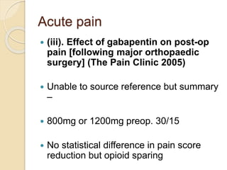 gabapentin post surgery dose