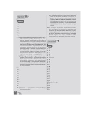 Gabarito Caderno de Exercícios 2