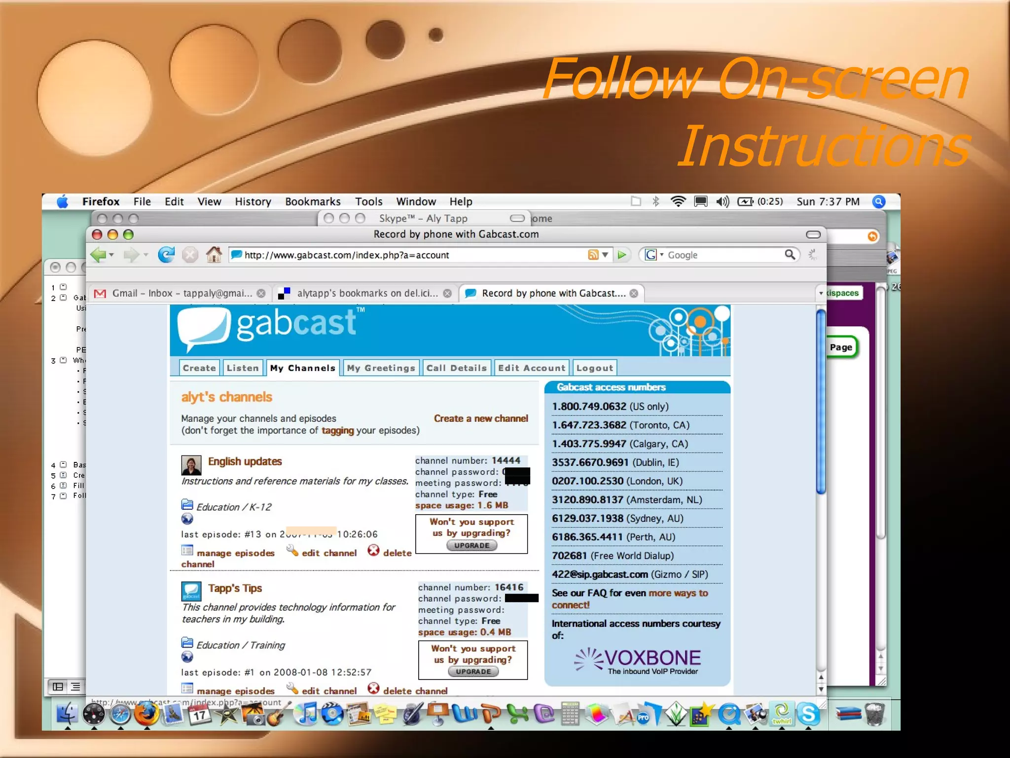Follow On-screen Instructions