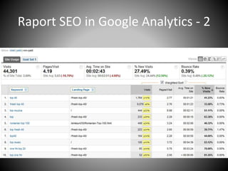 Raport SEO in Google Analytics - 2
 