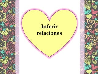 Inferir
relaciones
 