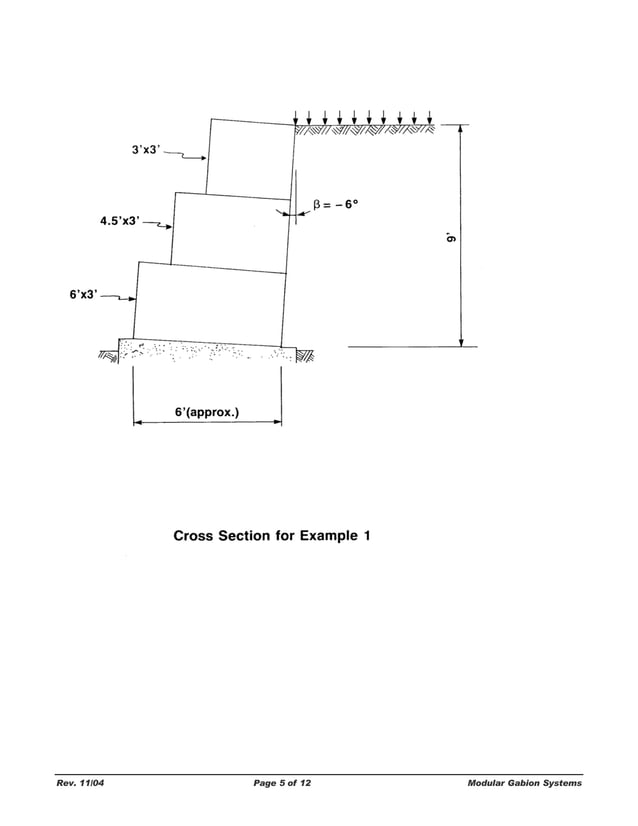 Gabion walls design guide PDF