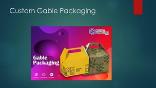 Gable Packaging Boxes / Custom Gable Boxes | PDF