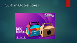 Gable Packaging Boxes / Custom Gable Boxes | PDF