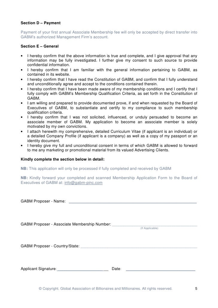 gabm membership application form abm application form