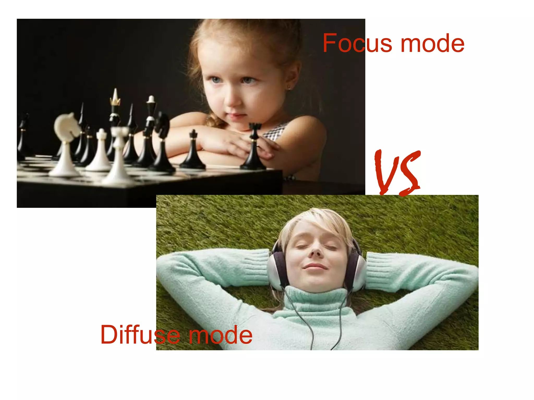 VS
Focus mode
Diffuse mode
 