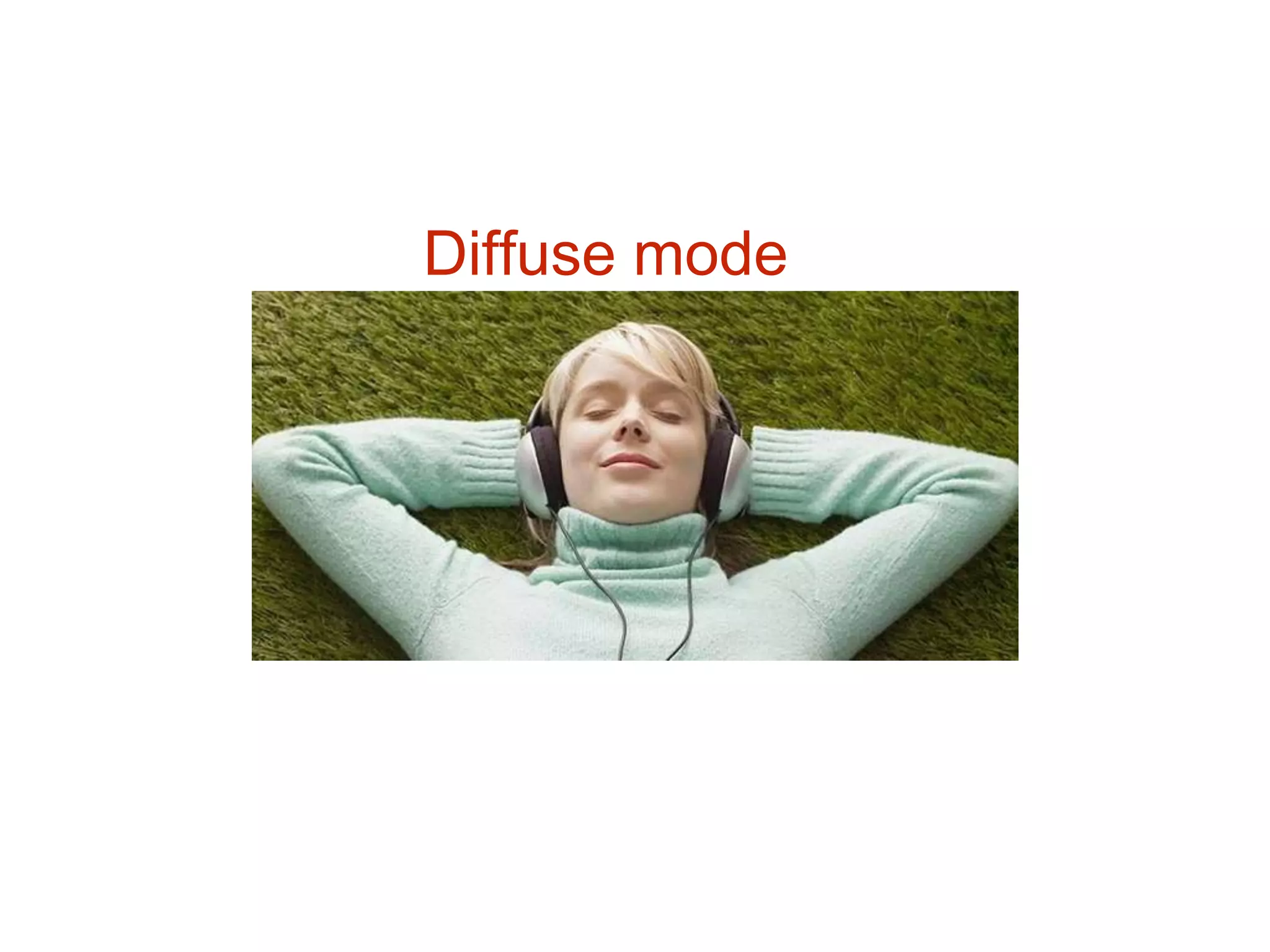 Diffuse mode
 