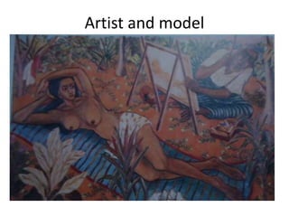 Artist and model
 