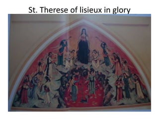 St. Therese of lisieux in glory
 