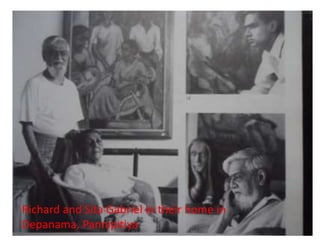 Richard and Sita Gabriel in their home in
Depanama, Pannipitiya
 