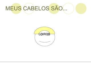 MEUS CABELOS SÃO... LOIROS 