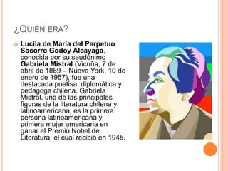 Gabriela Mistral
