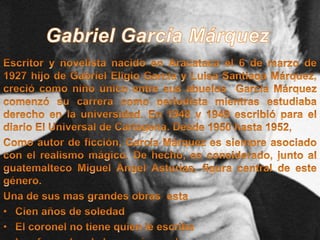 Gabriel garcía márquez