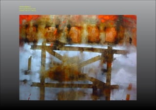 1
MURO (díptico)
óleo y pan de bronce /tela
medidas 140 cm x 180 cm
 