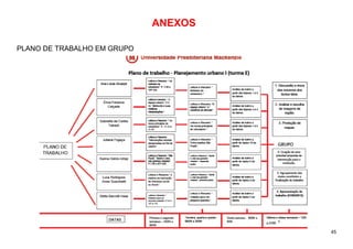 45
ANEXOS
PLANO DE TRABALHO EM GRUPO
 
