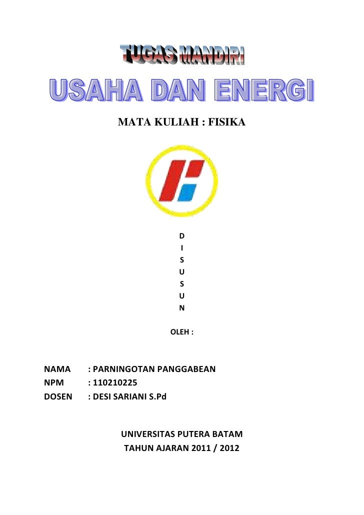 Makalah Usaha Dan Energi