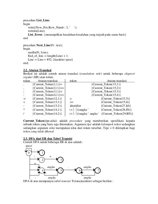 Kumpulan Catatan Teknik Kompilasi
