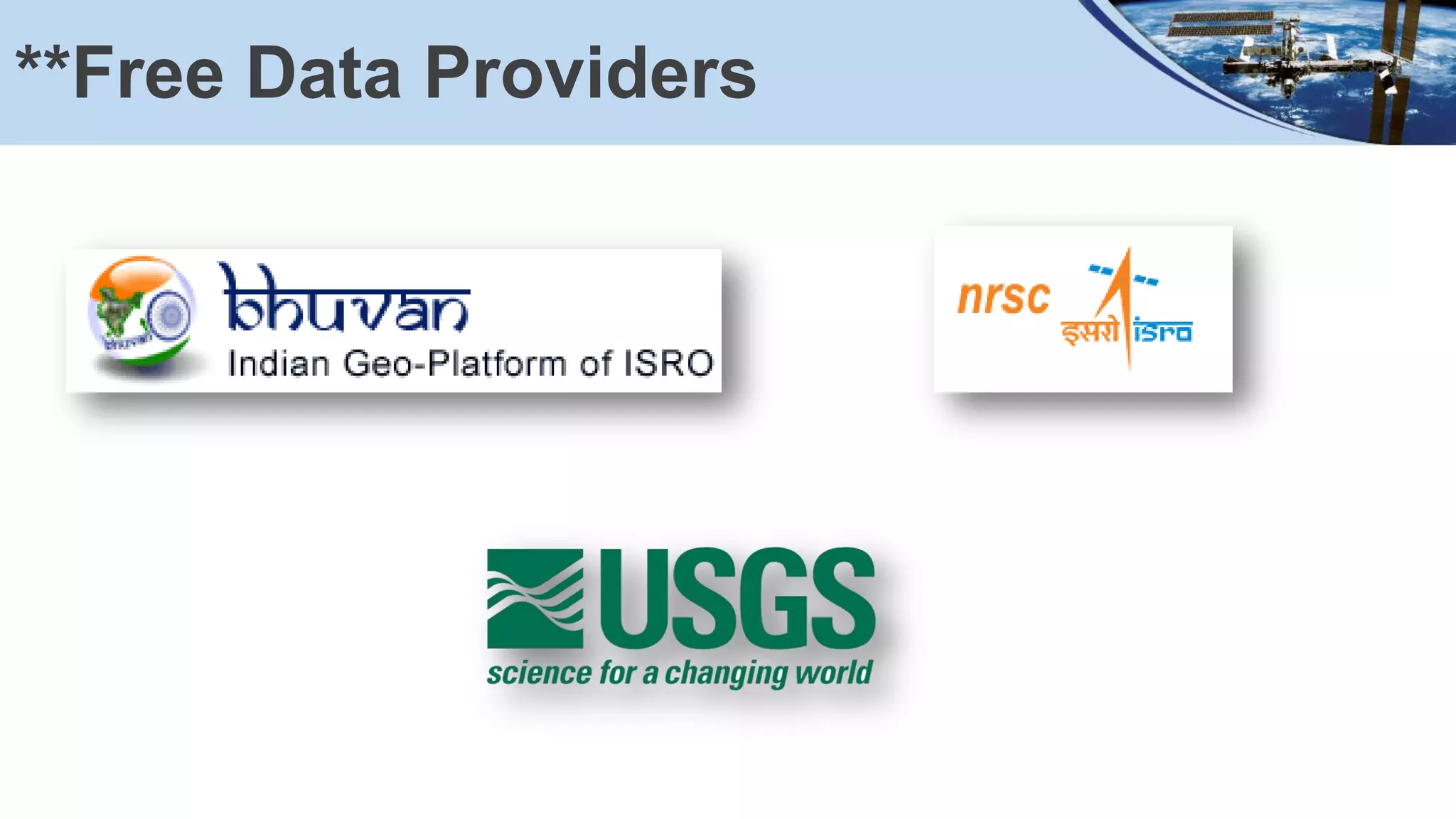 **Free Data Providers
 