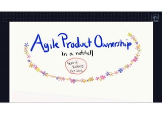 THE PO
Product Owner
 