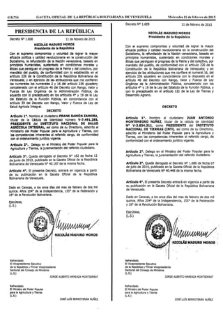 Gaceta Oficial No. 40.600