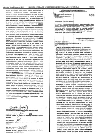 Gaceta Oficial No. 40.600