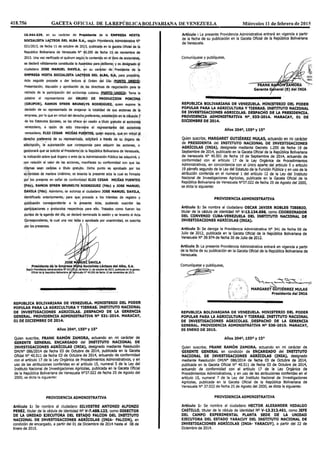 Gaceta Oficial No. 40.600