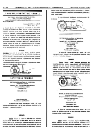 Gaceta Oficial No. 40.600