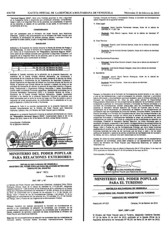 Gaceta Oficial No. 40.600