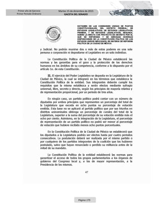 Primer año de Ejercicio
Primer Periodo Ordinario
Martes 15 de diciembre de 2015
GACETA DEL SENADO
Página 175
 