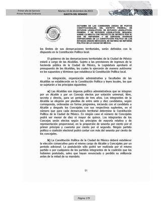 Primer año de Ejercicio
Primer Periodo Ordinario
Martes 15 de diciembre de 2015
GACETA DEL SENADO
Página 179
 