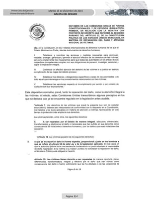 Primer año de Ejercicio
Primer Periodo Ordinario
Martes 15 de diciembre de 2015
GACETA DEL SENADO
Página 314
 