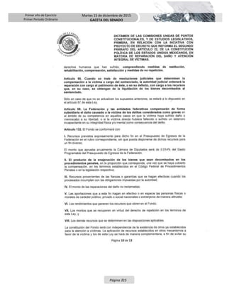 Primer año de Ejercicio
Primer Periodo Ordinario
Martes 15 de diciembre de 2015
GACETA DEL SENADO
Página 315
 