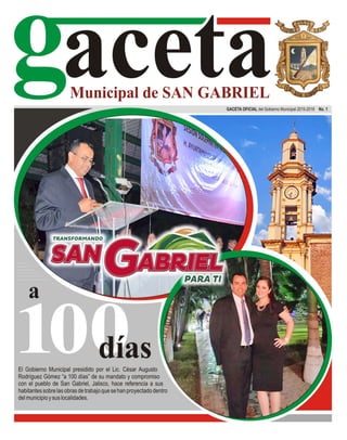 Gaceta 1 San Gabriel. H. Ayto. 2015 -2018