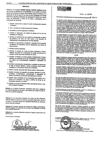 Gaceta No. 40.387