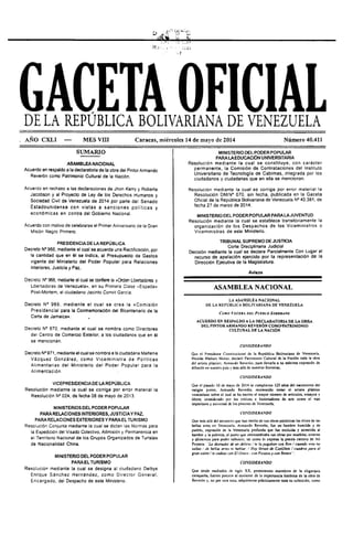 Gaceta No. 40.411